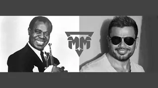 AMR DIAB and LOUIS ARMSTRONG. ( Baatref VS what a wonderful world ). ميكس عمرو دياب