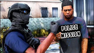 Police drug busting GONE WRONG ! - GTA 5 Mission (Remastered)