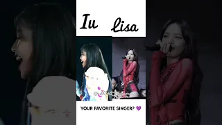 ngay Tho viral🔥💜Iu vs blackpink lisa💗🖤#iu viral tiktok song #lisa #iu #blackpink #viraltiktok #kpop