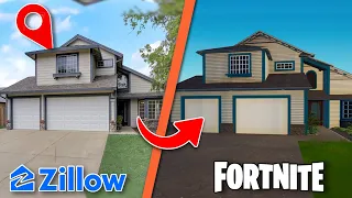 Building a Zillow House in FORTNITE!