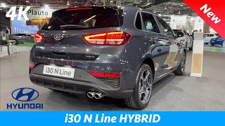 Hyundai i30 N Line HYBRID 2022 - первый ПОЛНЫЙ обзор в 4K | Экстерьер - Интерьер, Рестайлинг