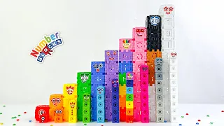 Making NumberBlocks With Colorful Word and Number Legos | Satisfying Video ASMR