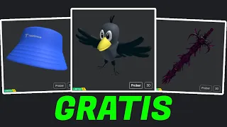 ¡RAPIDO! PELUCHE CUERVO, GORRO TELEFONICA Y ESPADA (GRATIS) 😱 ROBLOX #roblox #gratis  #parati