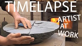 APPLE | MESMERIZING TIMELAPSE of ARTIST at WORK | James Parker Sculpture