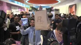 Grand Theft Auto V midnight launch at GAME Stratford