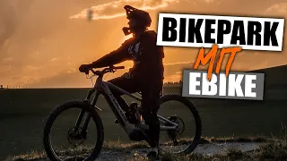 Mit dem E BIKE in den Bikepark geht das?   Springen lernen Focus Sam2 6 8