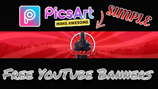 How To Make YouTube Banners For Free On iOS and Android!! (Easy/Simple)