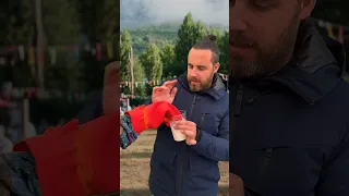 I wasn’t expecting this 🦞😳 #theclaw #lobster #shambhalamusicfestival #bccanada #pov #awkward