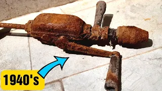 Restoring a rusty 2 speed hand drill