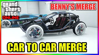 *FASTEST METHOD* GTA 5  CAR TO CAR MERGE! (F1/BENNY'S MERGE) *AFTER PATCH 1.60* | GTA Online
