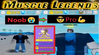 I helped Mr.noob with new op glitch pet in Muscle Legends | Roblox