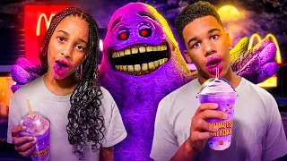 DO NOT DRINK THE MCDONALD'S GRIMACE SHAKE!! WHAT HAPPENS is SHOCKING!!