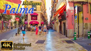 Palma de Mallorca: Relaxing Spain Summer Paradise  4K HDR Walking Tour