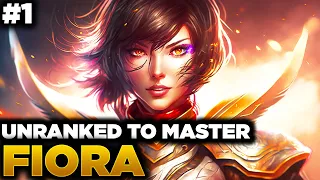 Unranked to Master Fiora #1 - Season 13 Fiora Gameplay