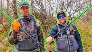 Centerpin Vs Spinning 1v1 STEELHEAD Fishing CHALLENGE!