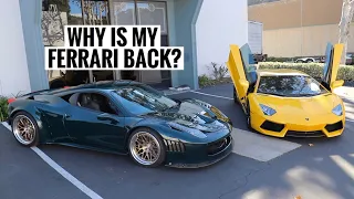 My Lamborghini Aventador VS my Ferrari GT3 458! *FINAL GOODBYE*