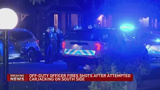 Off-duty CPD officer exchanges gunfire after South Side attempted carjacking