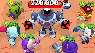 99 POWERS vs ANIQUILACION 💥 Brawl Stars