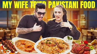 PAKISTANI FOOD IN DUBAI TASTED BY MY GORI WIFE VLOG