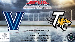 Villanova University vs. Towson University - ACHA D1 Men's Ice Hockey