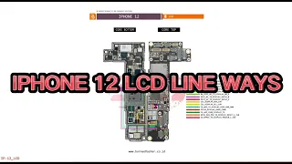 IPHONE 12 LCD LINE WAYS