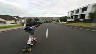 Longboarding NZ: Playing In Traffic At 90kph