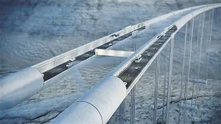 Norway Engineers Shocked China - $ 47 Billion Floating Highway - Incredible Megaprojects