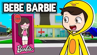 Pato Loco Adopta a una Barbie en Brookhaven Roblox