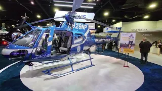 HAI HELI-EXPO 2023, Airbus Helicopters H145, H125, and H160.