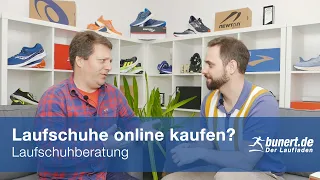 Laufschuhe richtig online kaufen: Wie geht das? Beratung mit Lukas und Martin | bunert.de