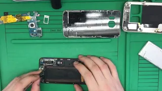 Замена аккумулятора на Samsung S6 Edge G925 / Samsung S6 Edge battery replacment