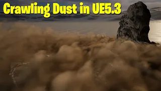 Crawling Dust in UE5.3 Niagara Fluid Tutorial | Download Files