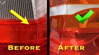 Removal Moisture In The Headlight BMW X3 F25, removing water from the headlight