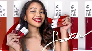 7 NEW SHADES: Maybelline Super Stay Matte Ink - Rouge Reds Collection | Booya