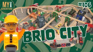 Our BIGGEST Train Track Idea this year | BRIO CITY [106]