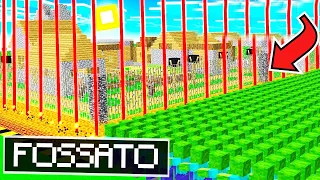 COSTRUISCO IL FOSSATO DI LAVA SU *MINECRAFT INVASIONE*