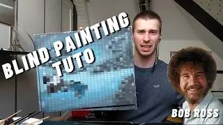 Following A Bob Ross Tutorial (AUDIO only)| Painting challenge