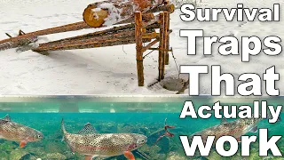Bushcraft Survival Traps For Catching Fish and Small Game - TOP 5  Survival Traps with Greg Ovens