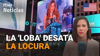 EE.UU.- NY: SHAKIRA paraliza TIMES SQUARE con un CONCIERTO SORPRESA para PRESENTAR su DISCO | RTVE