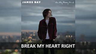 JAMES BAY - BREAK MY HEART RIGHT LYRICS