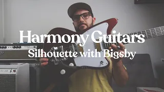 Harmony Guitars Silhouette with Bigsby Electric Guitar - Demo/Review