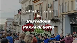 Good Friday procession in Barcellona Pozzo di Gotto | Sicily