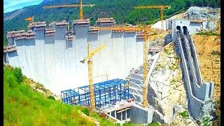 Huge Dam Construction Time lapse