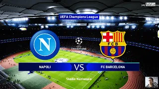 PES 2020 | Napoli vs FC Barcelona | UEFA Champions League | Gameplay PC | Messi vs Napoli