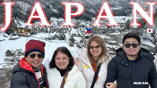 7 Days Itinerary in JAPAN!Nagoya to Hokkaido Itinerary - Japan Winter Travel Guide 2024 | MOJHI VLOG