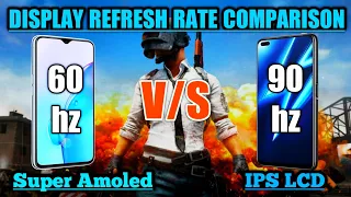 60hz Super Amoled Display V/S 90hz IPS LCD Display 📱| Which Is Better 🤔 | IPS LCD V/S Super AMOLED |