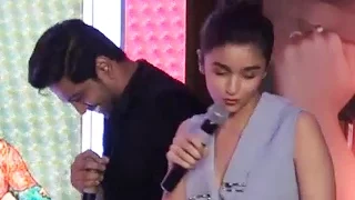 Alia Bhatt looses her patience when asked a GK question | Video