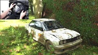 Rebuilding A BMW E30 M3 - Forza Horizon 4 (Steering Wheel + Shifter) Gameplay