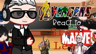 [] Avengers react to Stan Lee [] Short