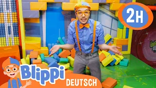 Blippi besucht einen Spielplatz | Blippi Deutsch | Abenteuer und Videos für Kinder